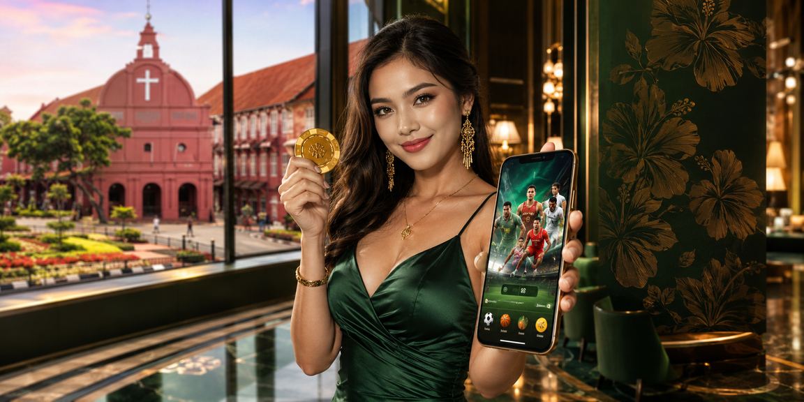 Pengguna Malaysia mengakses kasino mudah alih bigwin888 di Melaka